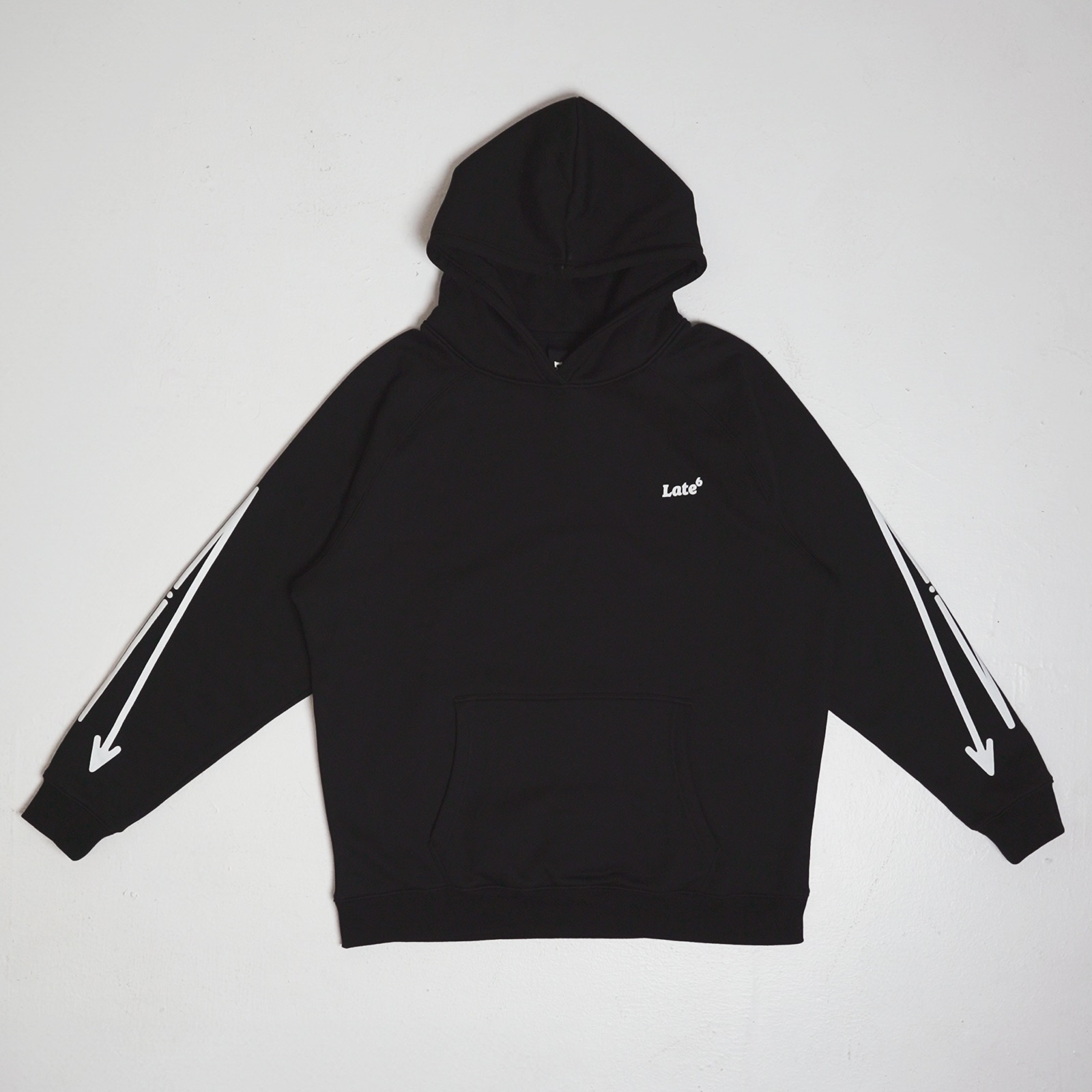 Melting Clock Hoodie in Black